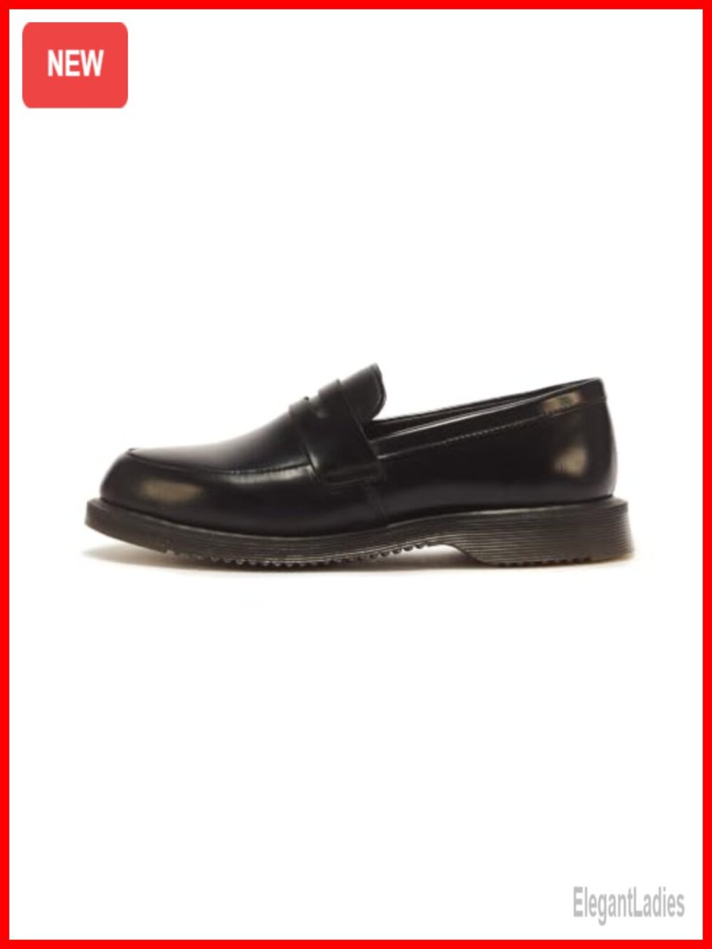 Dr. Martens Temara Loafer Black Polished Smooth Leather Women's Slip-On